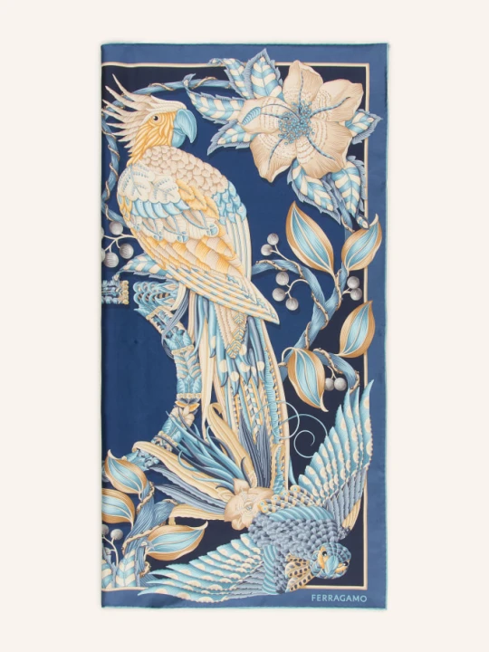 Zdjęcie produktu Ferragamo Szalik Jedwabny blau