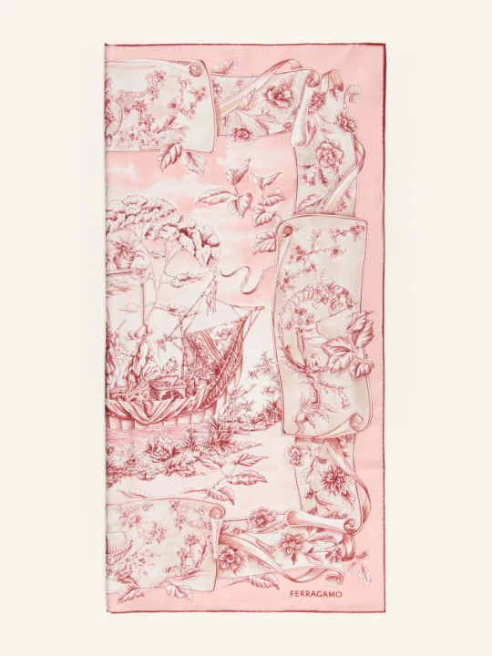 Zdjęcie produktu Ferragamo Szalik Jedwabny rosa różowy