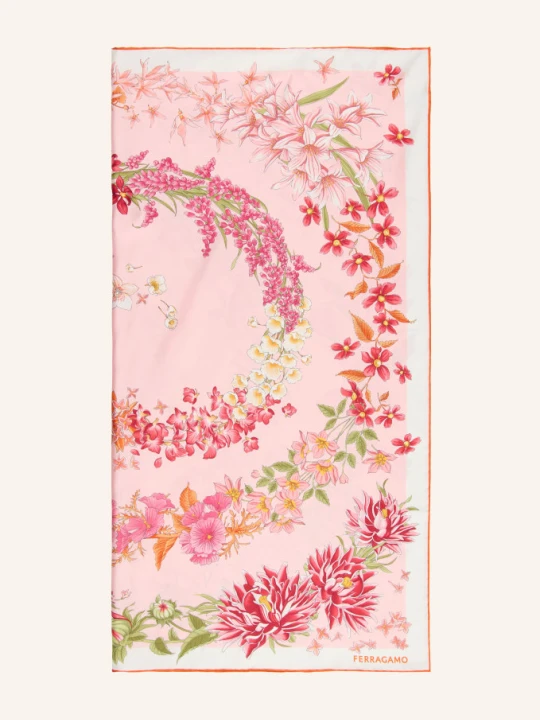 Zdjęcie produktu Ferragamo Szalik Jedwabny rosa