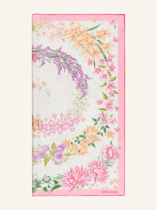Zdjęcie produktu Ferragamo Szalik Jedwabny rosa różowy