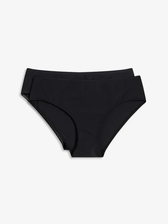 Zdjęcie produktu Figi bikini (2 pary) BonPrix czarny