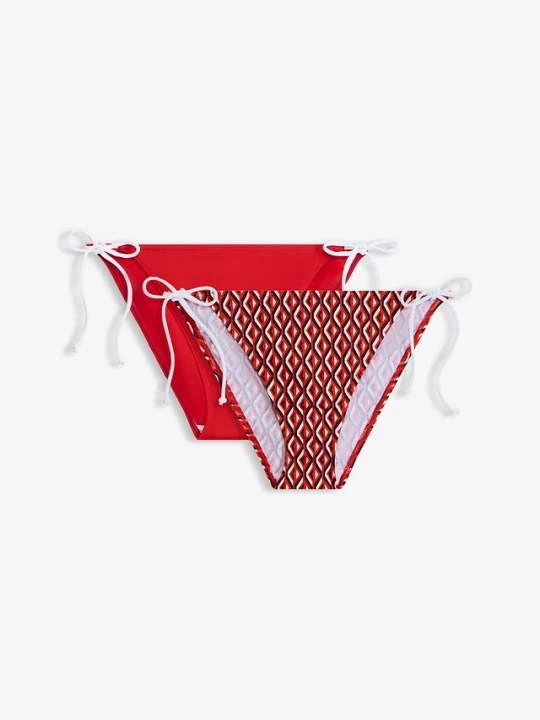 Zdjęcie produktu Figi bikini (2 pary) BonPrix czerwony