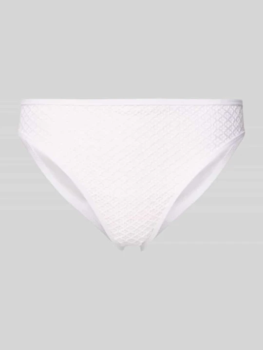 Zdjęcie produktu Figi bikini o kroju slim fit w stylu szydełkowym model 'Taleah' MARIE JO Biały