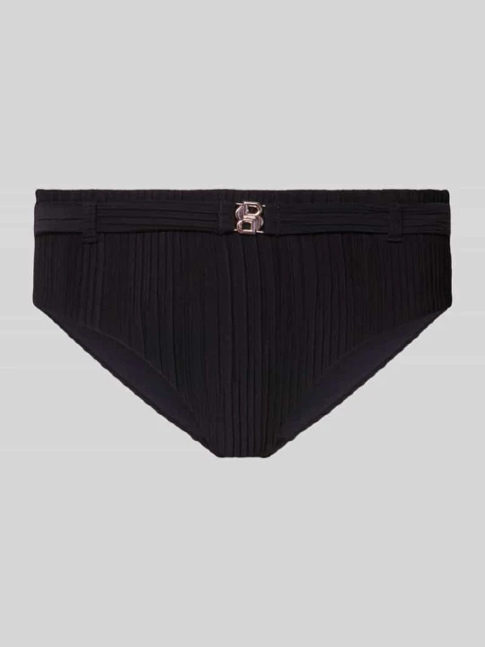 Zdjęcie produktu Figi bikini w efekcie plisowania model 'DOUBLE B' Boss Czarny