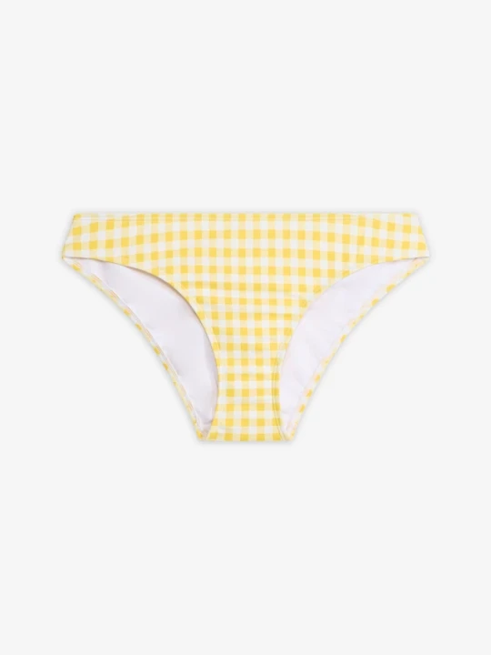Zdjęcie produktu Figi bikini w kratkę BonPrix biały