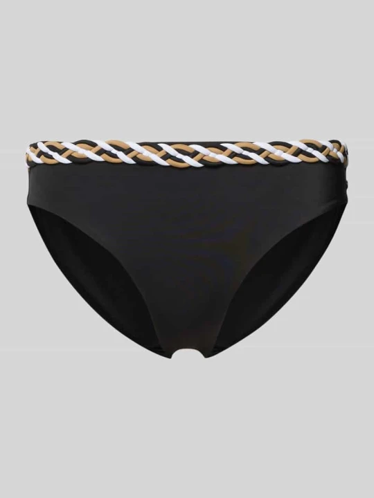 Zdjęcie produktu Figi bikini w kroju regular fit z plecionym pasem Boss Czarny