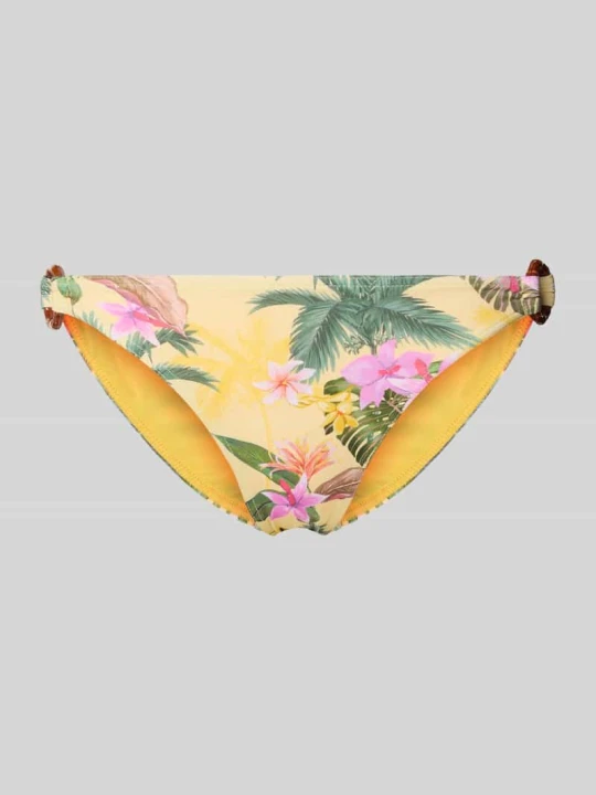 Zdjęcie produktu Figi bikini we wzór na całej powierzchni model 'LIMETROPIC VAIVA' Banana Moon Żółty