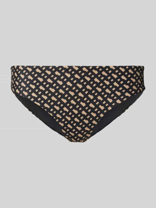 Zdjęcie produktu Figi bikini z aplikacją z logo Boss Czarny