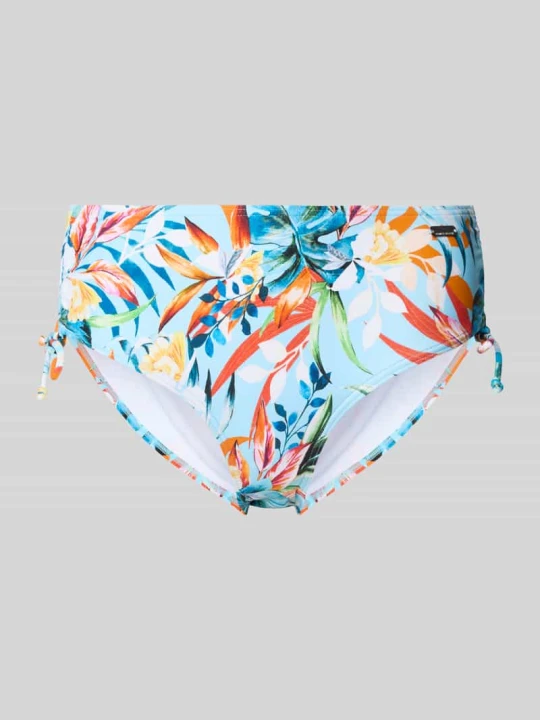 Zdjęcie produktu Figi bikini z aplikacją z logo model ‘Caru’ Venice Beach Jasnoniebieski