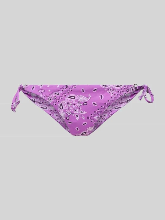 Zdjęcie produktu Figi bikini z bocznym wiązaniem model ‘LINA’ Banana Moon Fioletowy