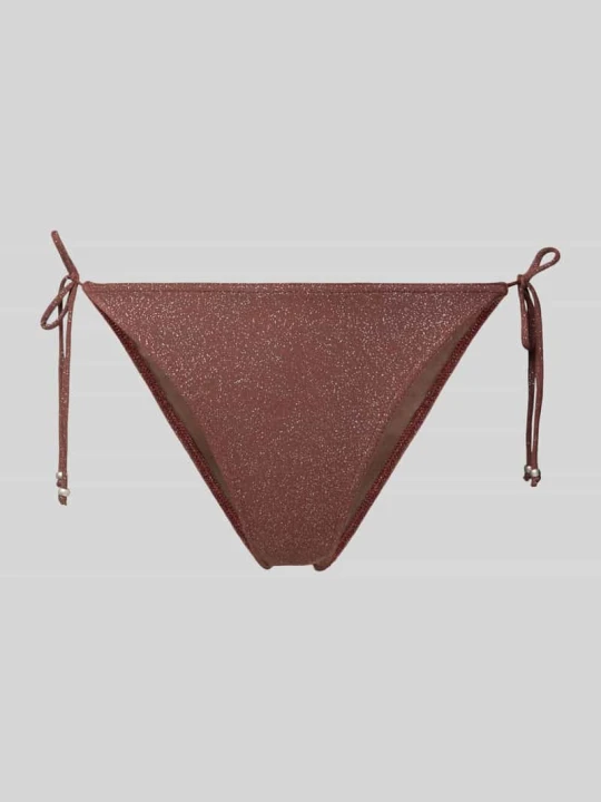 Zdjęcie produktu Figi bikini z bocznym wiązaniem model 'MASSA SPARKLESUN' Banana Moon Ciemnobrązowy