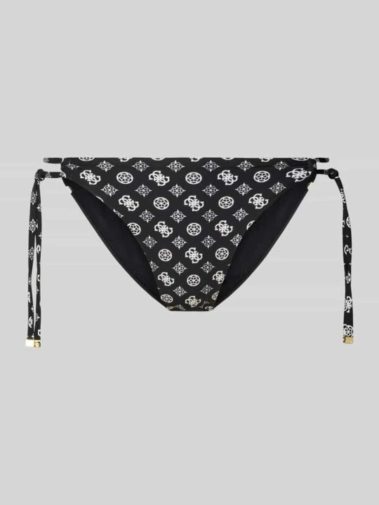 Zdjęcie produktu Figi bikini z bocznym wiązaniem model 'SOLEIL' Guess Czarny