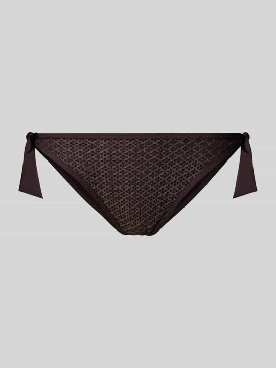Zdjęcie produktu Figi bikini z bocznym wiązaniem model ‘TOMAR’ MARIE JO Ciemnobrązowy