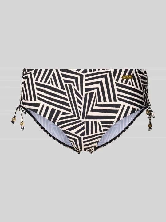 Zdjęcie produktu Figi bikini z detalem z logo Lascana Czarny