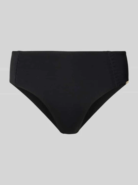 Zdjęcie produktu Figi bikini z elastycznym pasem i detal z logo WATERCULT Czarny