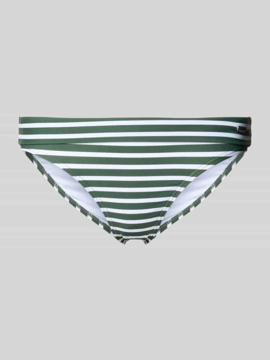 Zdjęcie produktu Figi bikini z elastycznym pasem i detalem z logo Venice Beach Oliwkowy
