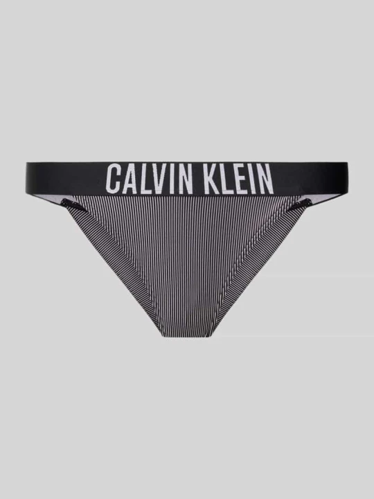 Zdjęcie produktu Figi bikini z elastycznym pasem z logo model ‘BRAZILIAN’ Calvin Klein Czarny