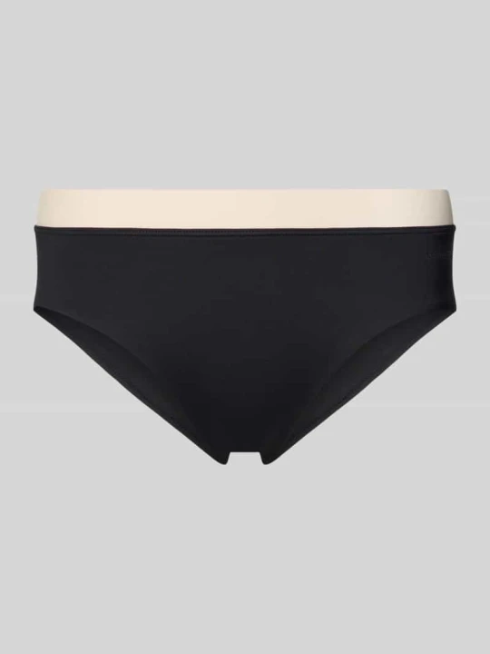 Zdjęcie produktu Figi bikini z napisem z logo model 'CONTRAST BINDING PANTY' Marc O'Polo Czarny