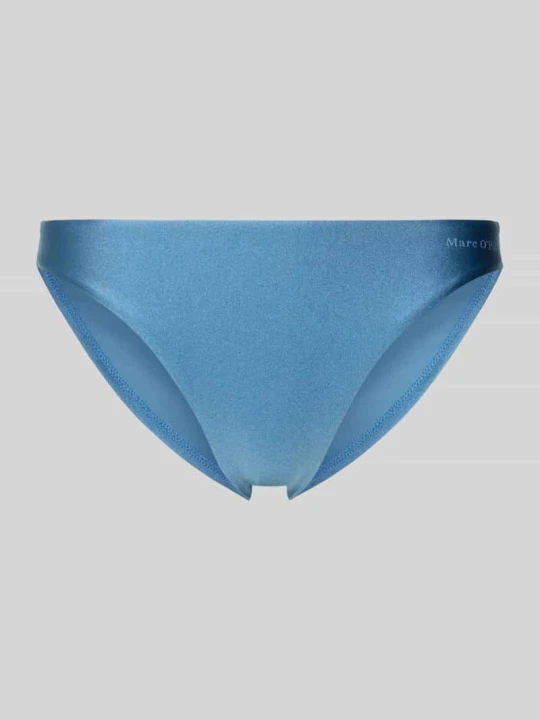 Zdjęcie produktu Figi bikini z napisem z logo model 'SHINY BRIEF' Marc O'Polo Niebieski
