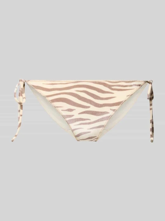 Zdjęcie produktu Figi bikini z naszywką z logo model 'Virgo' MC2 Saint Barth Beżowy
