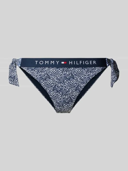 Zdjęcie produktu Figi bikini z pasem z logo model ‘CHEEKY SIDE’ Tommy Hilfiger Granatowy