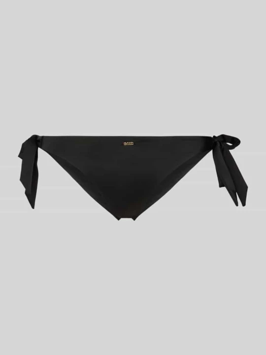 Zdjęcie produktu Figi bikini z wiązanym detalem model 'BRIEF_BOSS CODES' Czarny