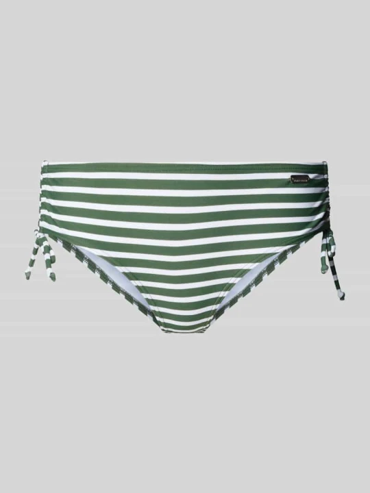 Zdjęcie produktu Figi bikini z wiązanymi detalami model ‘Summer’ Venice Beach Oliwkowy