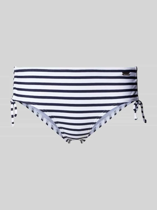 Zdjęcie produktu Figi bikini z wiązanymi detalami model ‘Summer’ Venice Beach Ciemnoniebieski