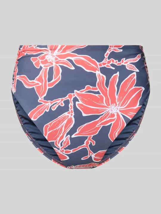 Zdjęcie produktu Figi bikini z wysokim stanem z kwiatowym nadrukiem na całej powierzchni model 'Camolo' Barts Niebieski