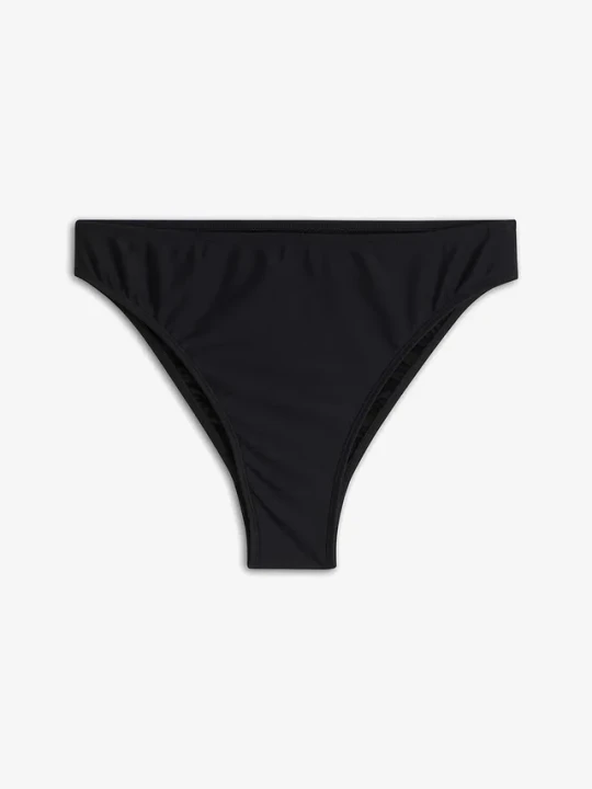 Zdjęcie produktu Figi bikini z wysokim wycięciem nogawek BonPrix czarny