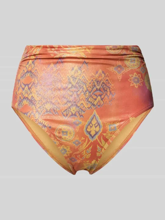 Zdjęcie produktu Figi bikini ze wzorem na całej powierzchni Lauren Ralph Lauren Pomarańczowy