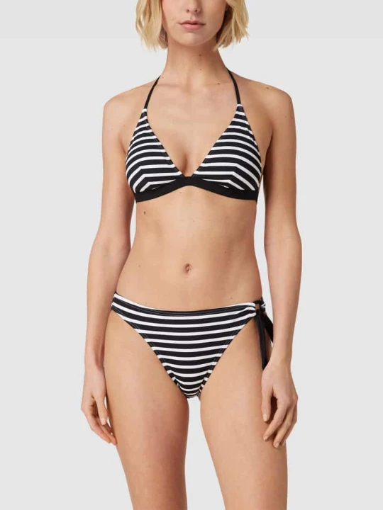 Zdjęcie produktu Figi bikini ze wzorem w paski model ‘RCS mini brief’ Esprit Czarny