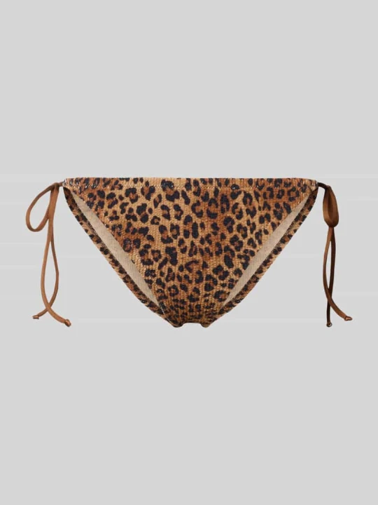 Zdjęcie produktu Figi bikini ze zwierzęcym nadrukiem na całej powierzchni model 'Virgo' MC2 Saint Barth Średniobrązowy