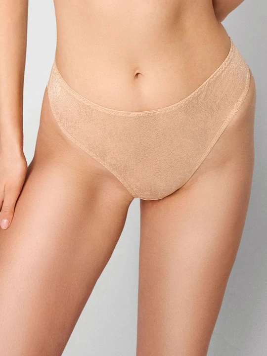Zdjęcie produktu Figi damskie typu brazyliany z żakardowym przodem Honey Poupee Marilyn SKIN