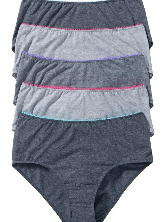 Zdjęcie produktu Figi maxi (5 par) BonPrix szary