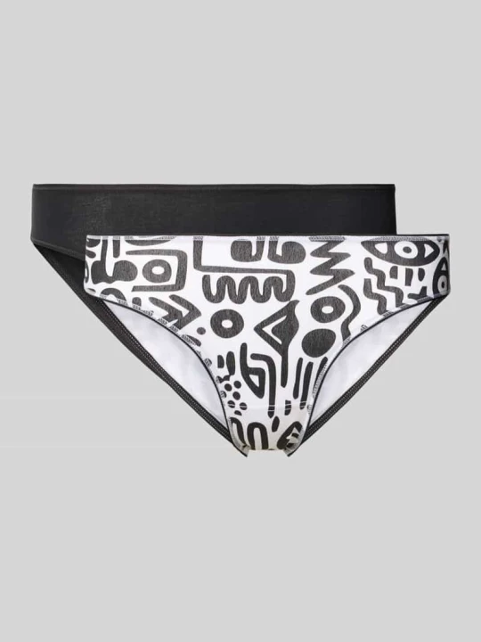Zdjęcie produktu figi o kroju slim fit z mieszanki bawełny model 'Rio' SKINY Czarny