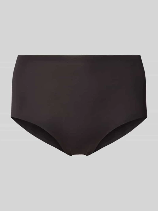 Zdjęcie produktu figi o kroju slim fit z nadrukiem z logo Mey Czarny
