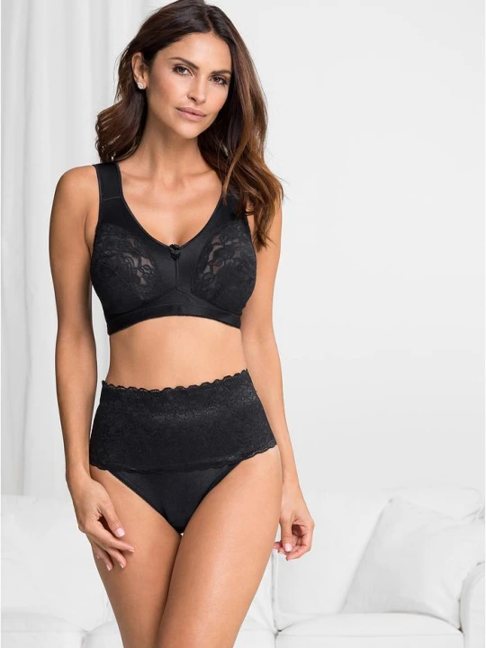 Zdjęcie produktu Figi o silnym stopniu modelowania sylwetki (2 pary) BonPrix czarny