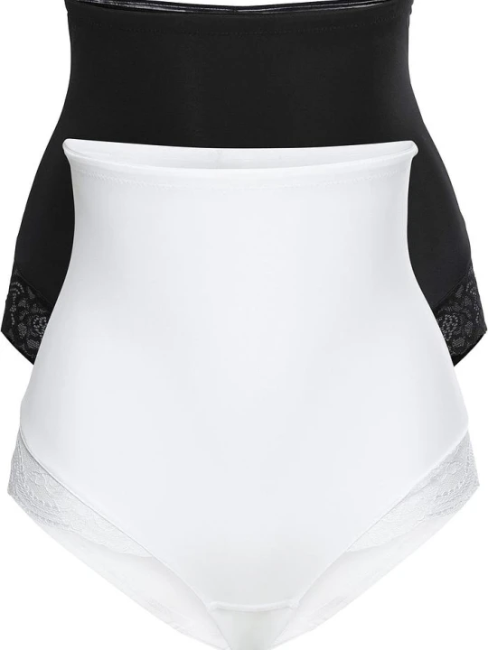Zdjęcie produktu Figi panty shape (2 pary), lekki stopień modelowania sylwetki BonPrix czarny