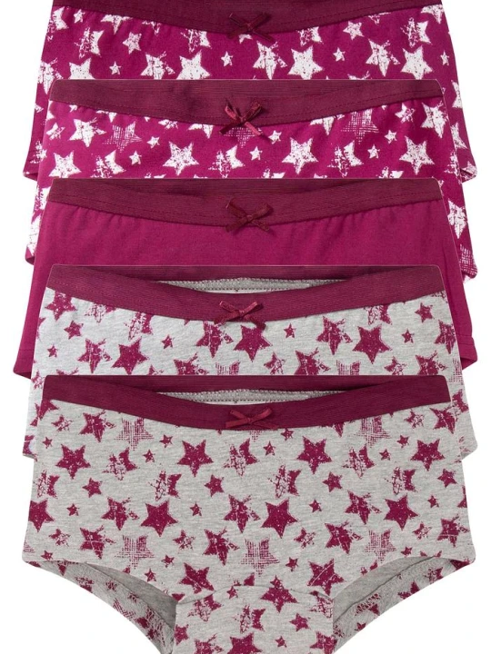 Zdjęcie produktu Figi panty z miękką bawełną (5 par) BonPrix szary