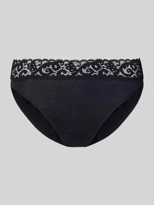 Zdjęcie produktu Figi z koronką Model „MOMENTS” Hanro Czarny