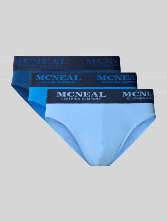 Zdjęcie produktu Figi z detale z logo w zestaw 3 szt. MCNEAL Niebieski