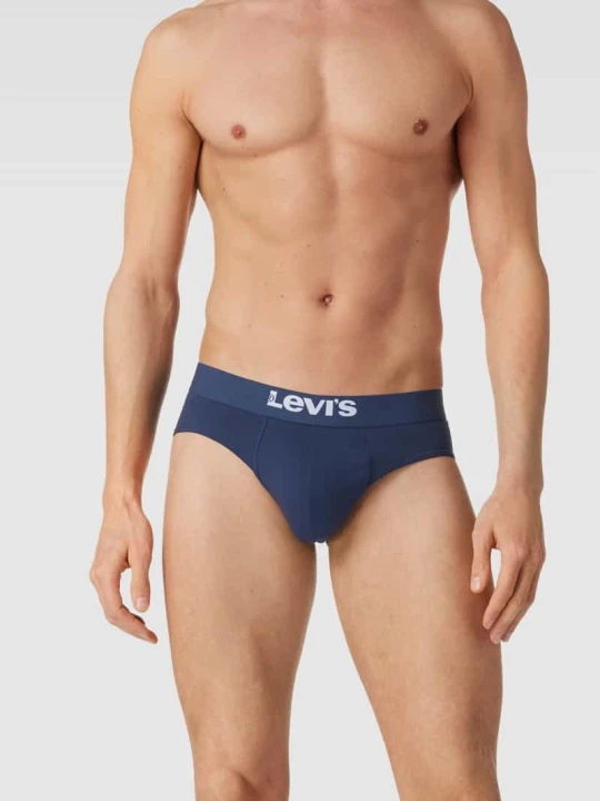 Zdjęcie produktu Figi z detalem z logo model ‘SOLID BASIC’ Levi's Ciemnoniebieski