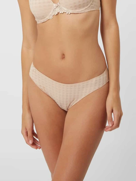 Zdjęcie produktu Figi z elastycznym pasem model ‘Avero’ MARIE JO Beżowy
