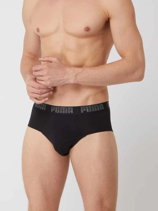 Zdjęcie produktu Figi z dodatkiem streczu w zestawie 2 szt. Puma Czarny
