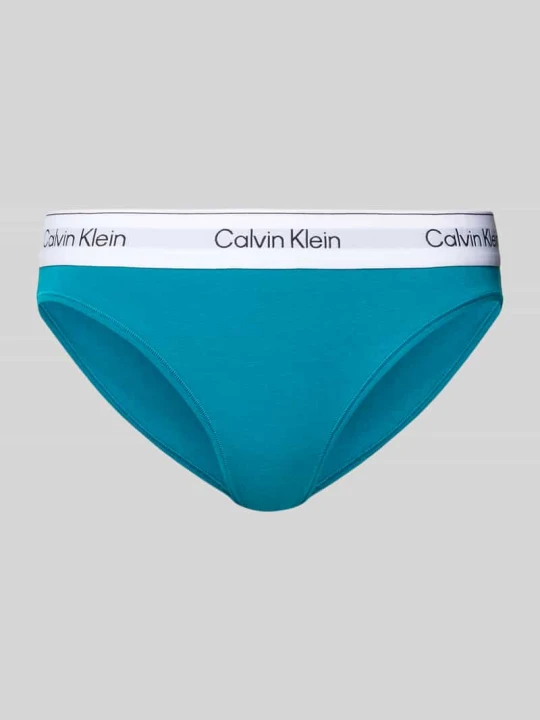 Zdjęcie produktu Figi z elastycznym pasem z logo Calvin Klein Morski