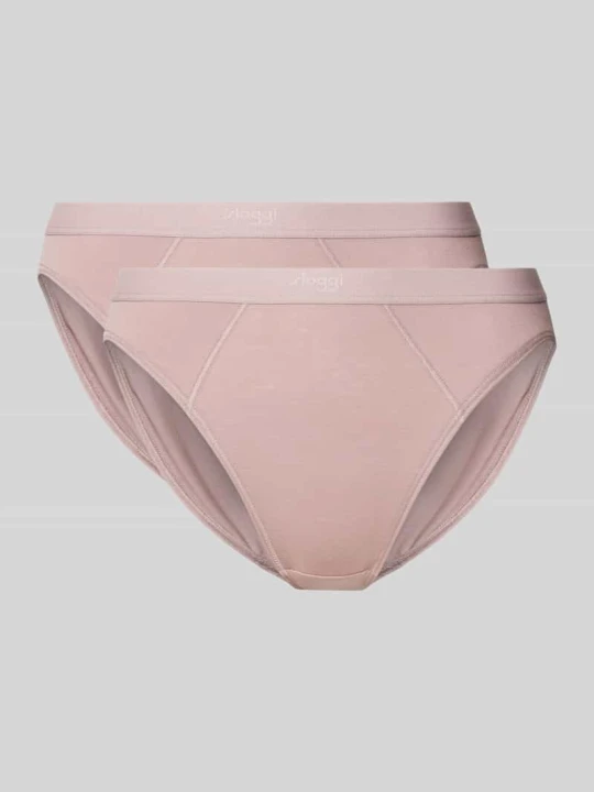 Zdjęcie produktu Figi z nadrukiem z logo w zestawie 2 szt. model ‘Ease’ Sloggi