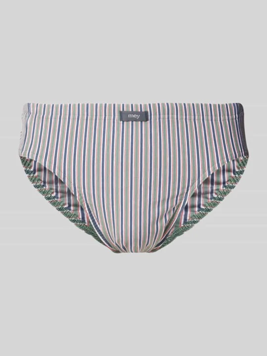 Zdjęcie produktu Figi z naszywką z logo model ‘Jazz Pants’ Mey Błękitny