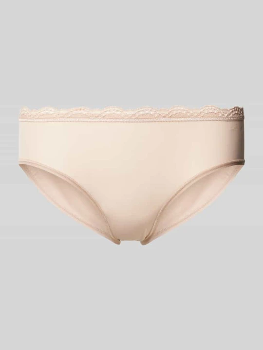 Zdjęcie produktu Figi z obszyciem koronką Calvin Klein Beżowy