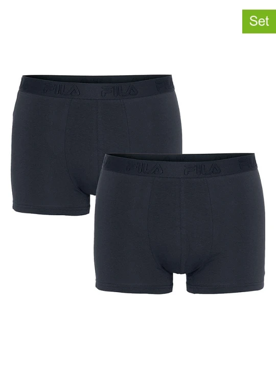 Zdjęcie produktu Fila Bokserki (2 pary) w kolorze granatowym rozmiar: XL